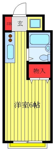 トミエール赤羽の間取り図
