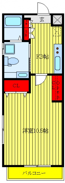 ＯＲＩＯＮ小豆沢の間取り図