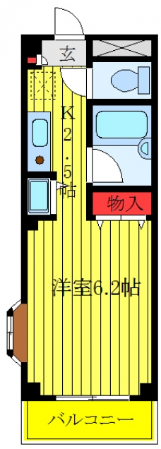 フィールド・Ｂ・千川の間取り図