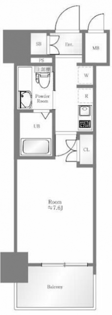 コンシェリア駒込ANNEXの間取り図