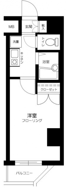 ヴェルト池袋の間取り図