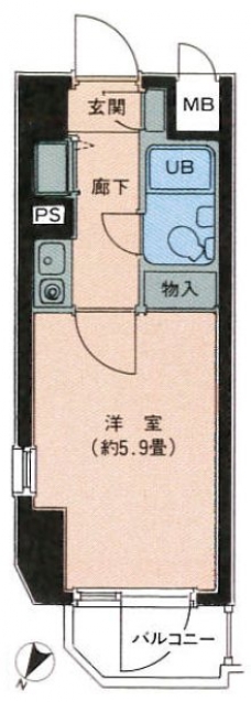 メインステージ十条 の間取り図