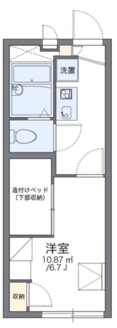 レオパレスＭの間取り図