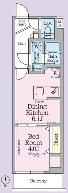 ARKMARK池袋本町の間取り図