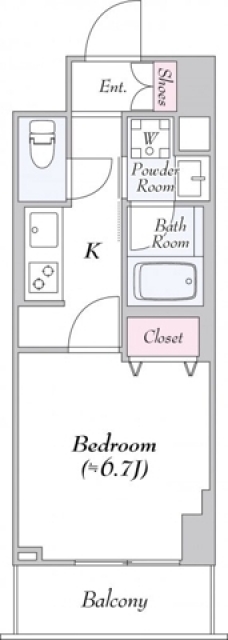 ロイジェント志村坂上の間取り図