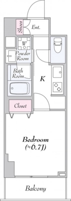 ロイジェント志村坂上の間取り図