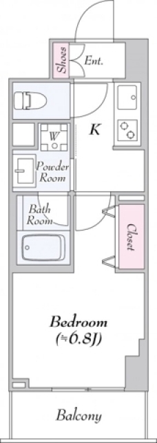 ロイジェント志村坂上の間取り図