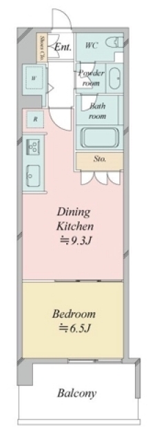 レジディア南千住の間取り図