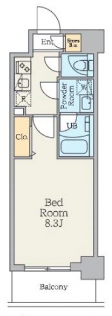 クレストコート中板橋の間取り図