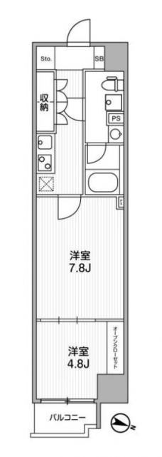 Weave Base -Itabashi Honchoの間取り図