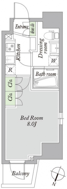アーバンパーク西巣鴨ＷＥＳＴの間取り図