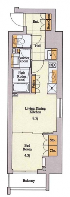 クレストコート大塚の間取り図