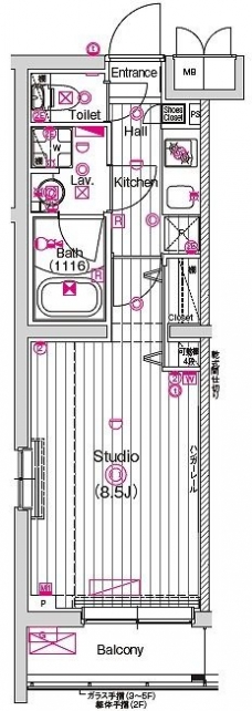 アーバンステーション成増の間取り図