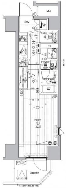 PREMIUM CUBE 池袋要町の間取り図