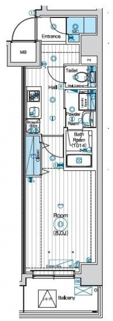 MAXIV 川口並木の間取り図
