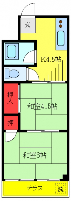 ウィズⅠの間取り図