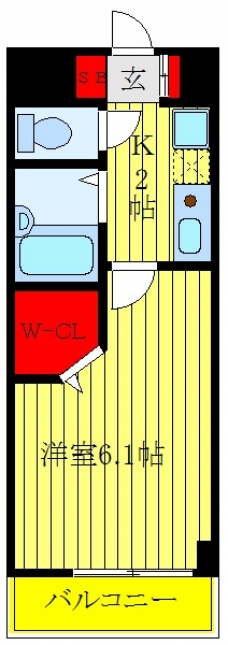 アクシーズグランデ川口西Ⅲの間取り図