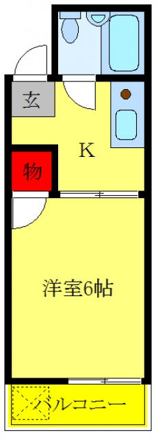 コーポ星の間取り図