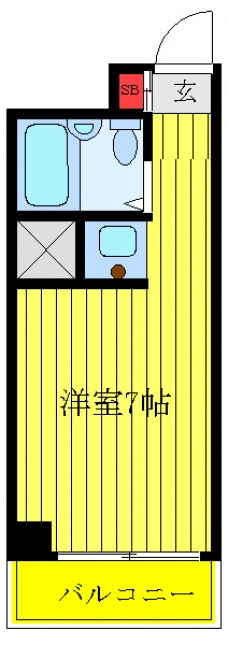ライオンズマンション文京第３の間取り図
