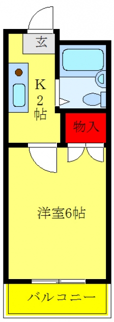 ハルベース川口第５５の間取り図