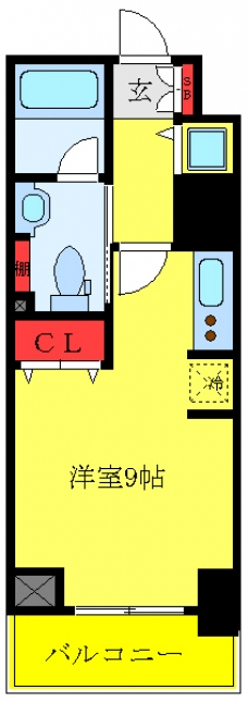 パークアクシス板橋本町の間取り図
