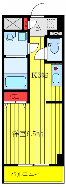 パルメゾン見次公園の間取り図