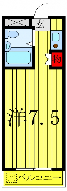 クリアメゾン王子神谷の間取り図