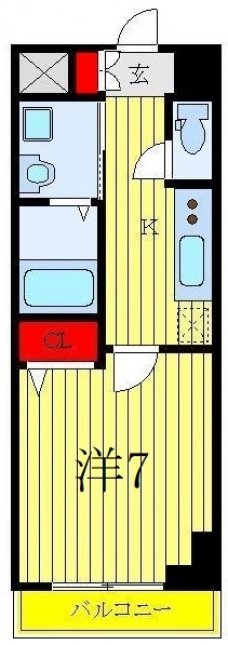 クレヴィスタ板橋本町の間取り図