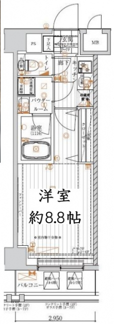 レガリス目白学習院下の間取り図