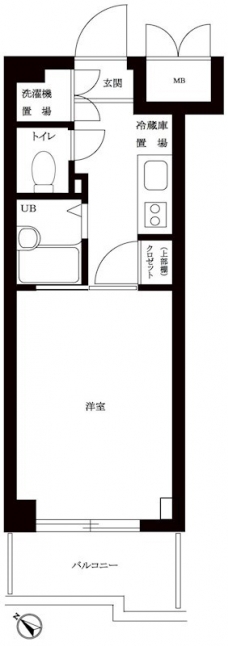 ルーブル文京音羽の間取り図