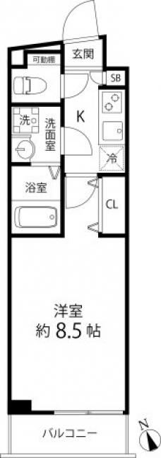プレール・ドゥーク成増の間取り図