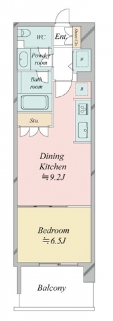 レジディア南千住の間取り図