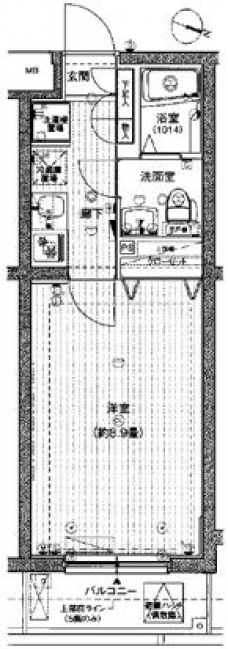 プレール・ドゥーク板橋区役所前Ⅱの間取り図