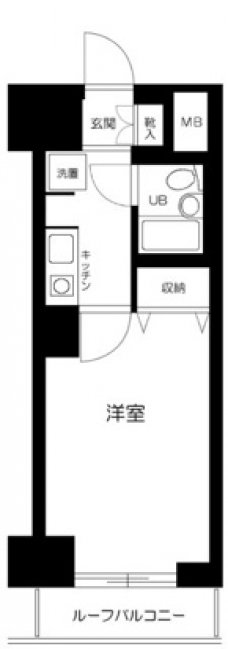 マンションアクロス西巣鴨の間取り図