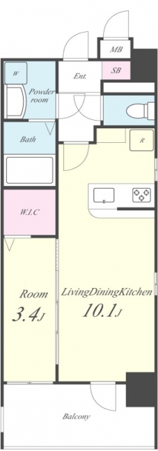 エスティメゾン川口の間取り図