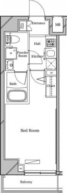 ラフィスタ中板橋の間取り図