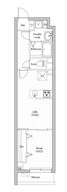 アーバンパーク成増Ⅱの間取り図
