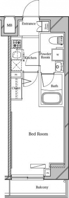 ラフィスタ中板橋の間取り図