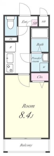 グラート コートの間取り図