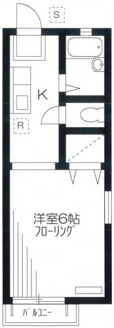 エクセルハイツの間取り図