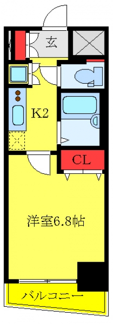 スパシエグラフィカレジデンスの間取り図