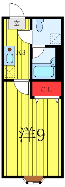 秀華六番館の間取り図