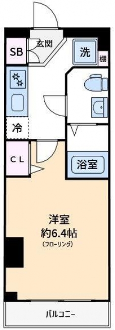 ＡＸＡＳ池袋本町の間取り図