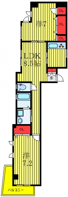 エテルナビビの間取り図