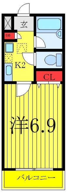 シャトレバレ大山の間取り図