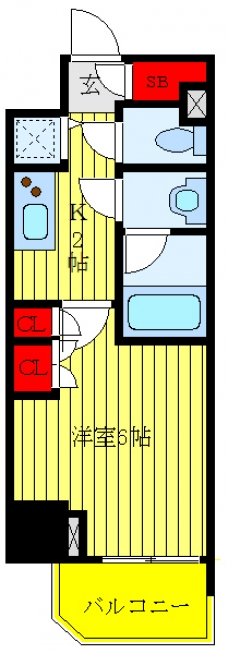 グラントゥルース巣鴨の間取り図
