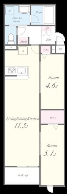 リトルロックスの間取り図