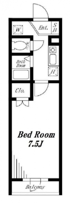 プレザント上池袋の間取り図