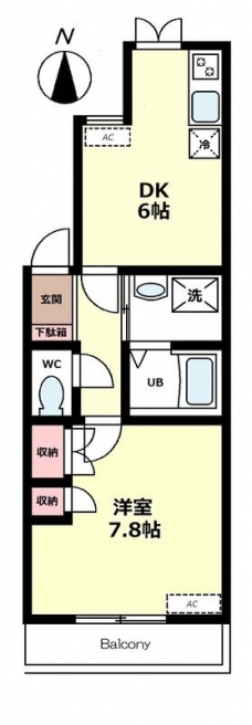 サンガーデンⅡの間取り図