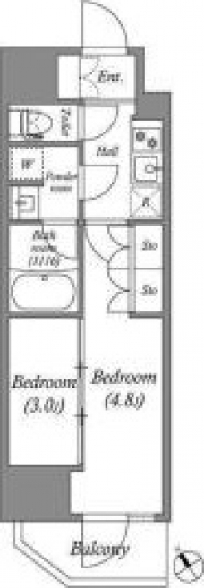 ACP　Residence　西巣鴨の間取り図